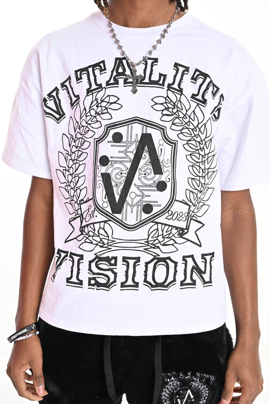 Varsity Box tee - White