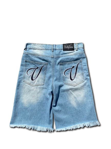 "VV Jorts" - Blue