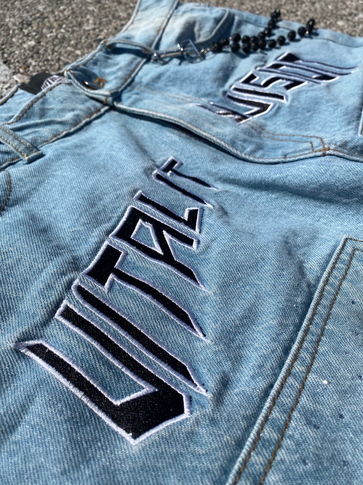 "VV Jorts" - Blue
