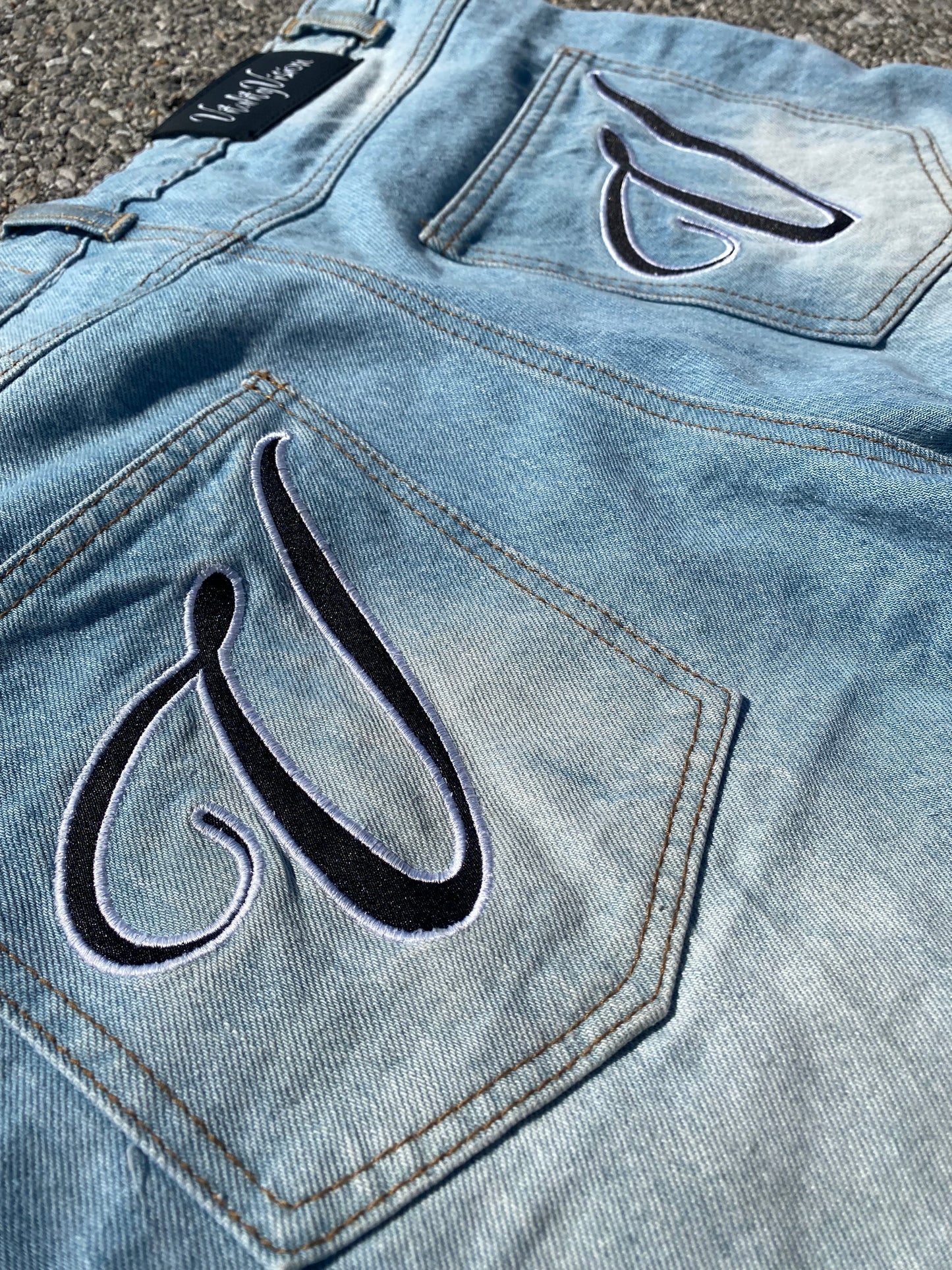 "VV Jorts" - Blue